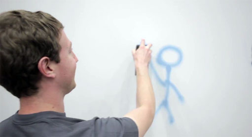 Mark Zuckerberg Graffiti Facebook
