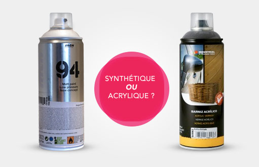 Vernis Mtn En Bombe Synthétique Ou Acrylique