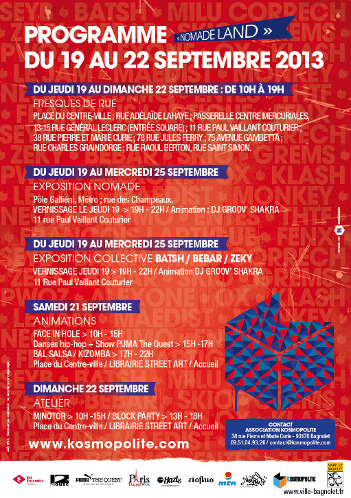 Kosmo art Tour 2013 programme- 511