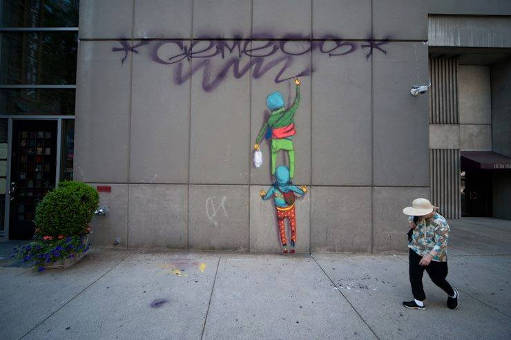 Os Gemeos in Boston.