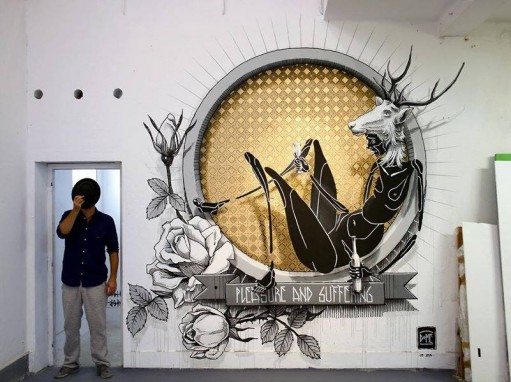 More infos. Pleasure And Suffering. Artwork: Dome One.