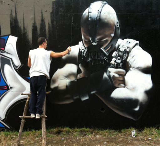 When Gotham Is Ashes You Have My Permission To Die. Bane by Scaf La Smala WTS NMD.
