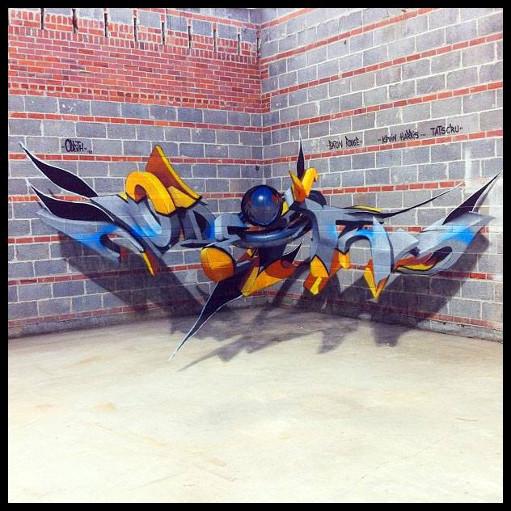Anamorphic. Artwork: Odeith Louisiana, USA