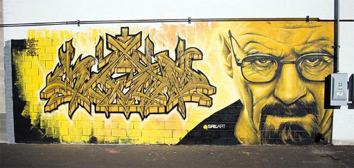 Heisenberg. Kuhr X Sril Art Salt Lake City, Utah
