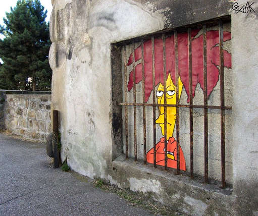 Sideshow Bob. Artwork: oakoak